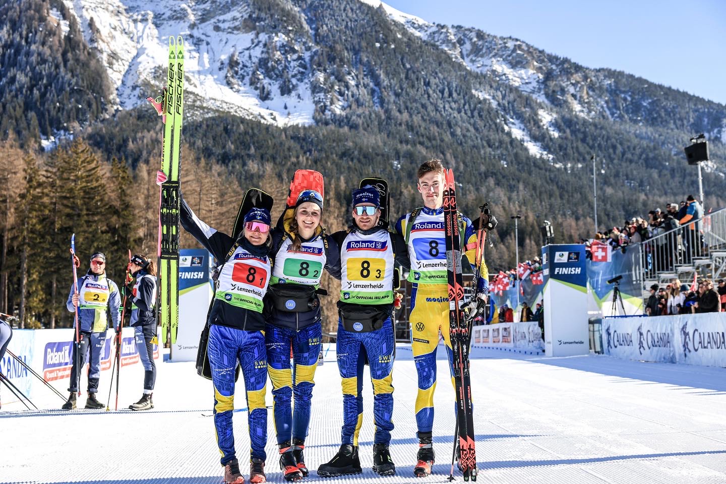 Tilda, Stina, Malte och Anton tar brons på EM