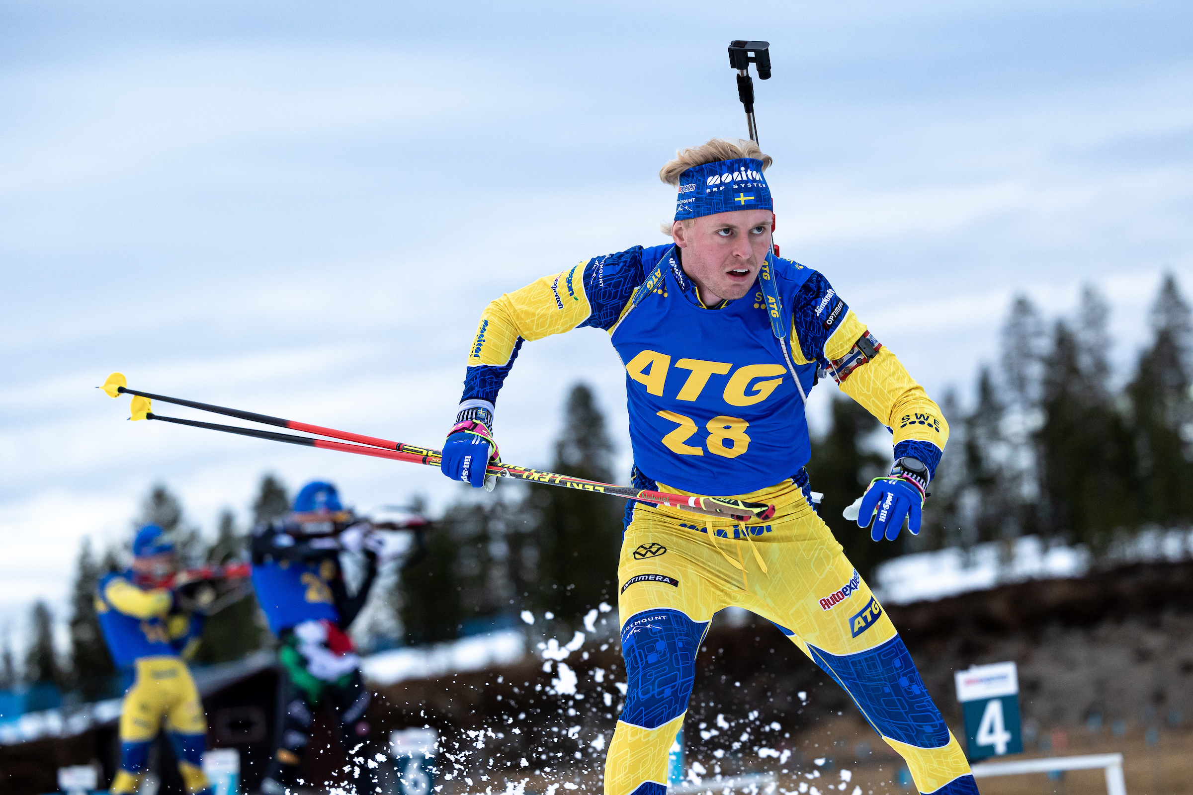 Emil Nykvist, SK Bore är uttagen att köra världscuppremiären i Kontiolahti. Foto: Per Danielsson.