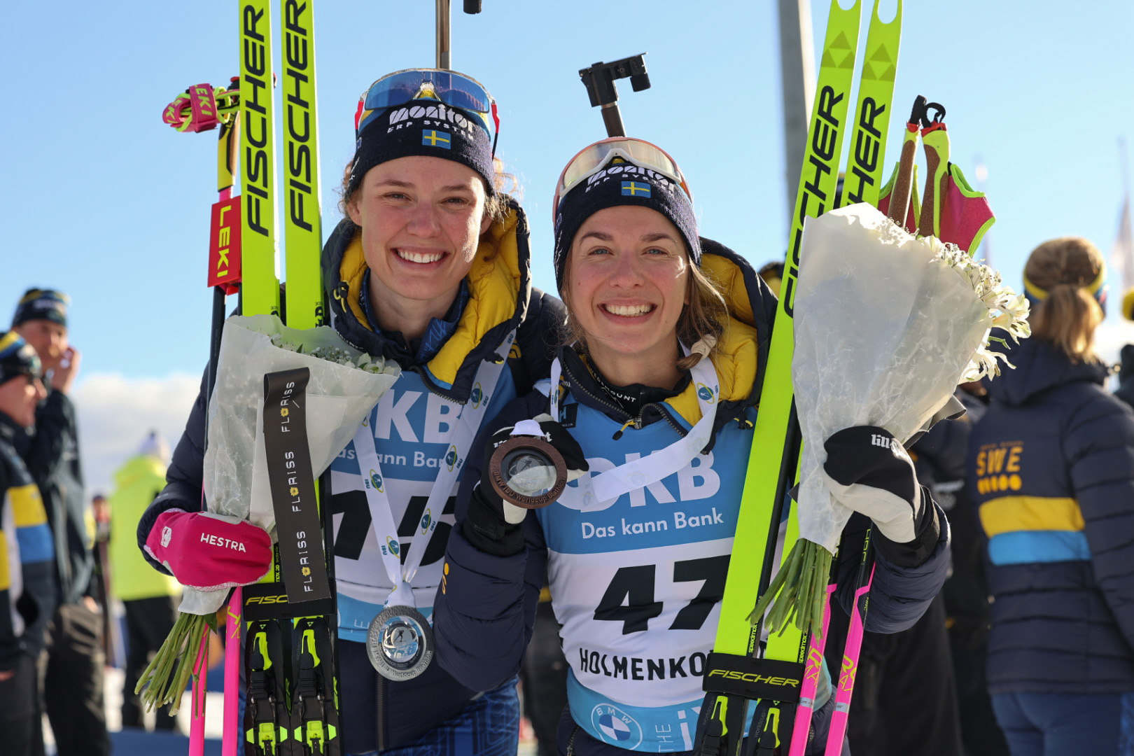Hanna Öberg tvåa och Anna Magnusson trea på sprinten i Oslo