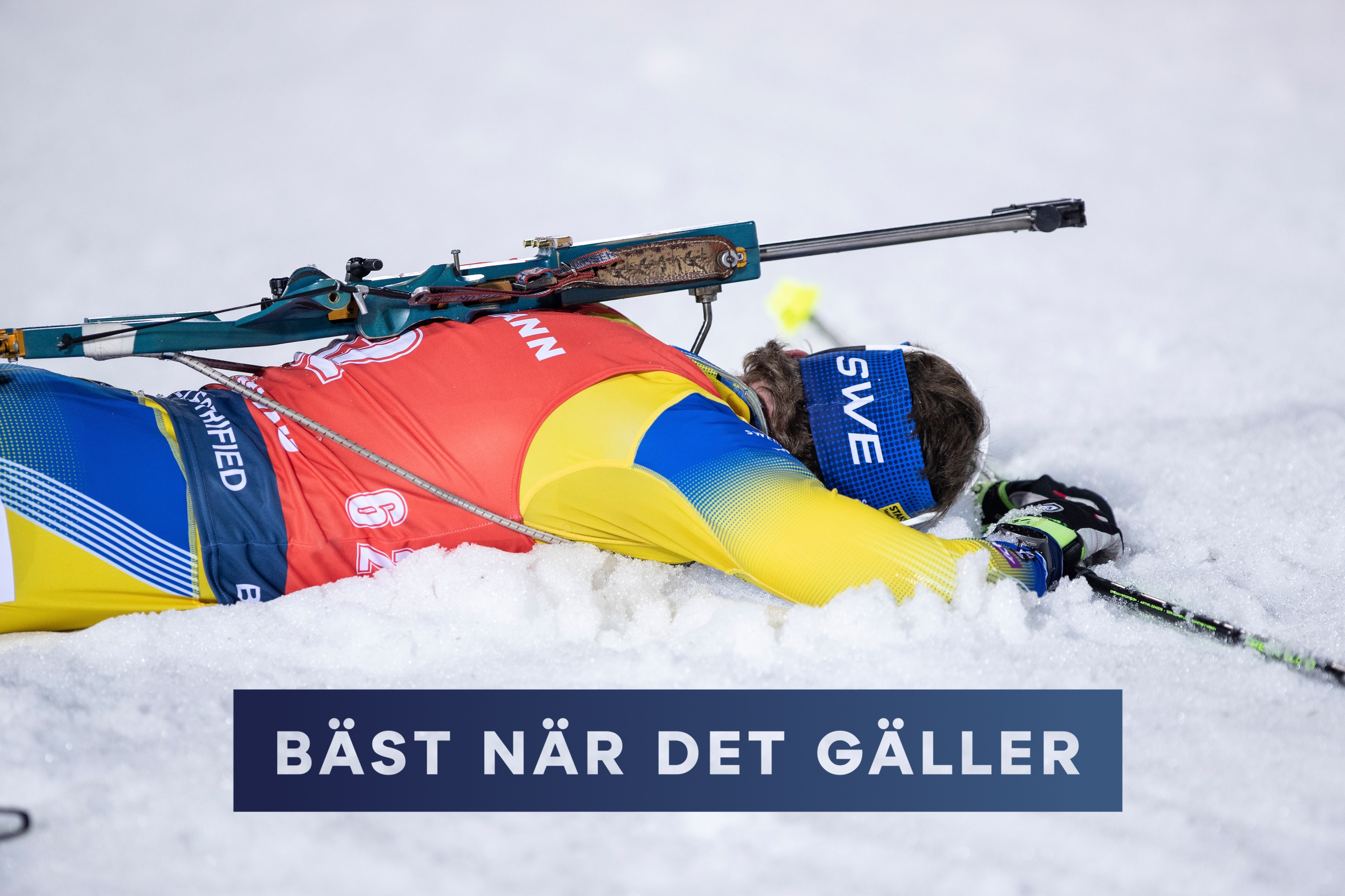 SVT spelar in en ny säsong av serien Bäst när det gäller tillsammans med skidskyttelandslaget